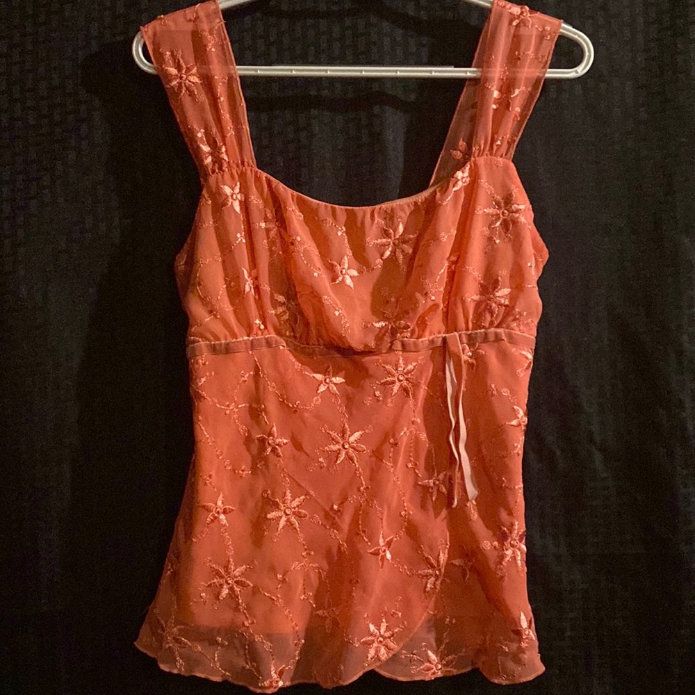 Studio Y pink lace top